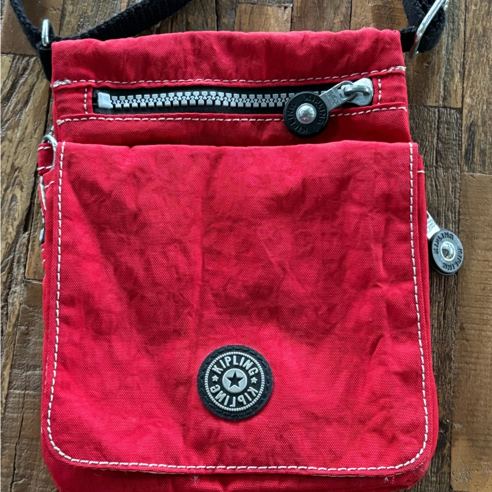 Kipling Red Travel Bag ~ Mini